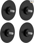 SANNO Suction Cups Black Pads Replacement for Shower Caddy Sope Dish Double Hooks- Set of 4 Pads