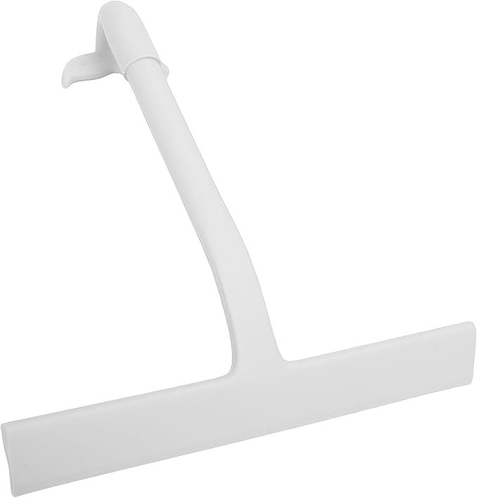 Shower Squeegee, Silicone Shower Squeegee Window with Built in Hook, Ergonomic Grip Efficient Multi Purpose for Bathroom Glass Doors Tiles (Grey)