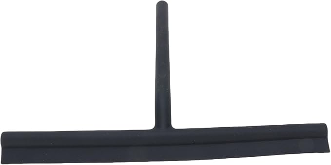 Zerodis Shower Squeegee with Silicone Construction for Glass and Tile, Ergonomic Grip and Convenient Hook for Bathroom and Kitchen Use (58mm)