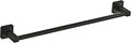 Matte Black Bathroom 18 InchTowel Bar, Bath Accessories Thicken Stainless Steel Shower Towel Rack for Bathroom, Towel Holder Wall Mounted (Total Length 20-Inch)