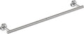 FORIOUS Towel Bar Wall Mounted, Stainless Steel Towel Racks for Bathroom 18 Inch, Includes Wall Mounting Hardware (Brushed Nickel, Total Length 20 Inch)