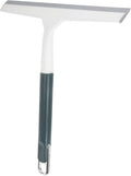 Glass Squeegee for Shower and Window Cleaning, Wide Blade Handheld Glass Wiper with Sturdy Handle, Portable Car and Bathroom Mirror Squeegee for Home Use
