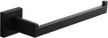 LANC Bathroom Hand Towel Holder Matte Black Hand Towel Bar 10 Inche Right Side Square Towel Ring for Kitchen Cabinet Toilet Door Wall Mount Stainless Steel Modern Towel Racks Hanger, A8806MB