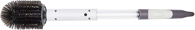 Electric Toilet Brush with USB Rechargeable Motor Scrubber for Easy Deeping & Detachable Head Automatic Scrubber with Long Handle