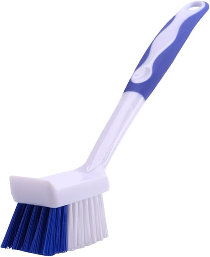 2pcs Practical Long Handle Brush Multifunctional Cleaning Tool for Kitchen Grout Brush Bowl Pot Cleaning