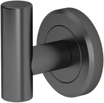 Gatco 4245MX Latitude II, Robe Hook, Matte Black