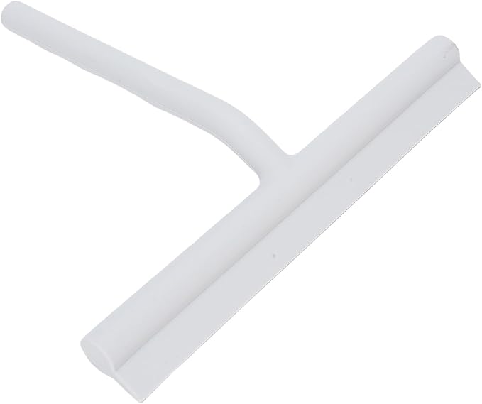Zerodis Shower Squeegee with Silicone Construction for Glass and Tile, Ergonomic Grip and Convenient Hook for Bathroom and Kitchen Use (53mm)