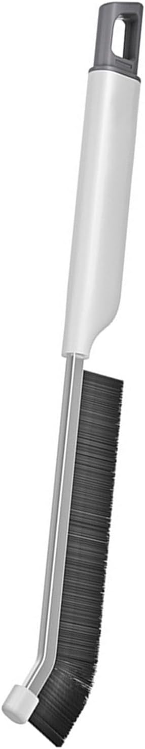 Heavy-Duty Angled Scrub Brush with Nonslip Grip for Tiles Grout Shower Corners & Hard-to-Reach Surfaces Bathroom Crevices Brush Long Handle
