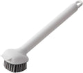 Pot Brush - Long Handle Kitchen Scrub Brush | 360 Degree Rotatable Kitchen Brushes, Quick Drying Design Dish Scrubber for Toilet Bathroom Shower Sink Pan Skillet Grout Tile Stove Tub Home