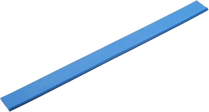 MECCANIXITY Replacement Squeegee Rubber for Window, Glass, Shower Doors, Tile Wall Cleaning, 9.84 Inch, Blue