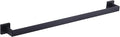 GERZWY 30-Inch Bath Towel Bar Modern Square Style Bathroom Towel Bar SUS 304 Stainless Steel Wall Mount Matte Black FG160175-BK