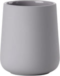 ZONE DENMARK Nova One Toothbrush Cup | Sleek & Durable Modern Bathroom Accessory | Revitalize Your Daily Routine with Scandinavian Elegance and Practicality Unite- (Gull Grey)