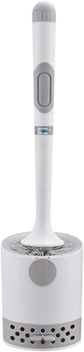 Toilet Bowl Brush and Holder | Toilet Scrubber - Long-Handle Ergonomic Attachment Scrubber Cleaning Tool Scrub-Resistant Bristles for Apartment Shower Bathroom RV Grout Restoration Sink Stone Floor