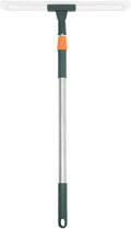 Silicone Shower Squeegee with Long Handle 36cm, Floor and Window Wiper for Tile, Bathroom, Kitchen, Glass, and Wall Cleaning, Scratch-Resistant Flexible Blade