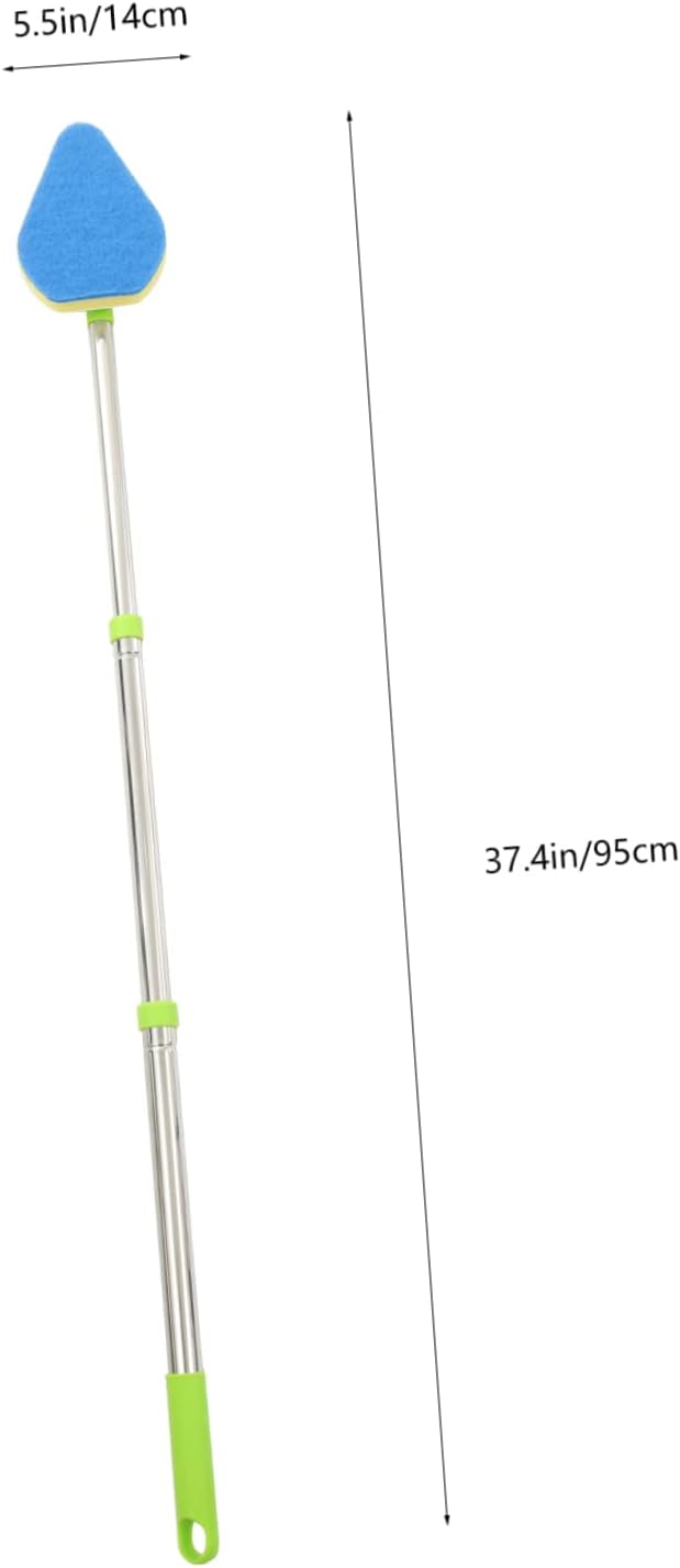 Didiseaon Long Handle Cleaning Brush Toilet Floor Grout Brush Material Extension-Type Bathroom