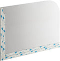 Stainless Steel Hand Sink Side Splash Kit, 14 x 10 Inches, Type 304, 18 Gauge, Right Hand, Silver, with Adhesive Tape