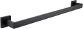 LANC 24 Inch Bath Towel Bar for Bathroom Wall Mounted, Matte Black Towel Hanger Square Towel Rack Stainless Steel Shower Towel Rail Towel Rod Kitchen Lavatory Hand Towel Holder, A8804MB-6P1