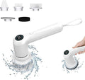 Electric Spin Scrubber, Power Spin Scrubber Cleaning Brush for Bathroom,Kitchen,Wall, Dish,Oven,Tile,Tub Shower Cleaner, 6 in 1 Shower Cleaning Brush, 2 Speeds Power Scrubbers for Cleaning Bathroom