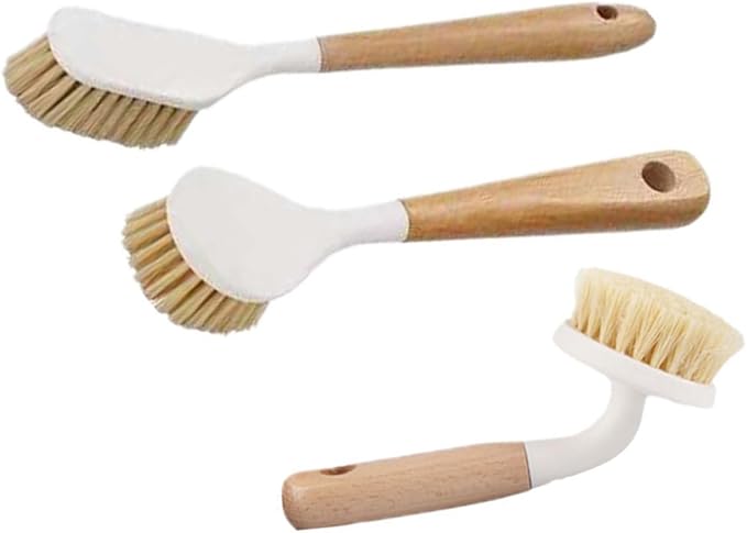 3pcs Craftsmanship Kitchen Brush Grout Scrubber Dish Scrub Tub Scrubber Wire Brush