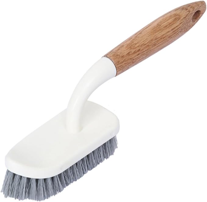 Baluue Household Bathroom Floor Cleaning Brush Durable Bristles Comfortable Grip Deep Decontamination for Tile Grout Cleaning Tool for Home Use