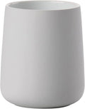 ZONE DENMARK Nova One Toothbrush Cup | Sleek & Durable Modern Bathroom Accessory | Revitalize Your Daily Routine with Scandinavian Elegance and Practicality Unite- (Soft Grey)