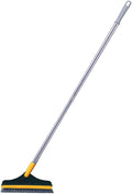 Balacoo Long Handle Floor Brush with Stiff Bristles Yellow Bathroom Cleaning Brush for Tile and Grout for Deep Bathroom and Toilet Cleaning