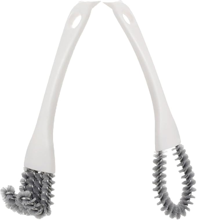 2pcs Soft Grout Cleaner Brush Set for Kitchen and Bathroom Ergonomic Handheld Crevice Cleaning Tool for Hard Reach Gaps and Corners Multi-Functional Design