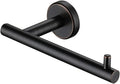 JQK Toilet Paper Holder Oil Rubbed Bronze, 5 Inch 304 Stainless Steel Thick 0.8mm Tissue Paper Dispenser for Bathroom, Hold Mega Rolls Wall Mount, TPH100-ORB