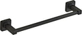 Matte Black Bathroom 12 InchTowel Bar, Bath Accessories Thicken Stainless Steel Shower Towel Rack for Bathroom, Towel Holder Wall Mounted (Total Length 14-Inch)