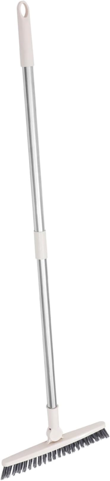 Beaupretty Rotatable Floor Scrub Brush with Long Handle for Deep Cleaning Gaps Window Grooves Shower Doors Tile Grout Corners Lightweight Multipurpose Crevice Cleaner for Bathroom Kitchen