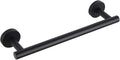 GERZ Contemporary 12-Inch Towel Bar Bath Hand Towel Holder SUS 304 Stainless Steel Wall Mounted Bathroom Organizer Matte Black AG1101C30.5-BK