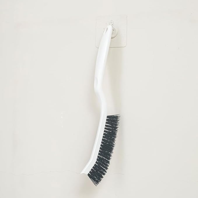 2PCS/Set Long Handle Crevice Cleaning Brush, Hard-Bristled Gap Scrub Brush, Toilet Gap Cleaning Brush Tool