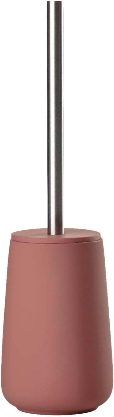 Zone Denmark Nova Steel Toilet Brush & Holder - Peach Red