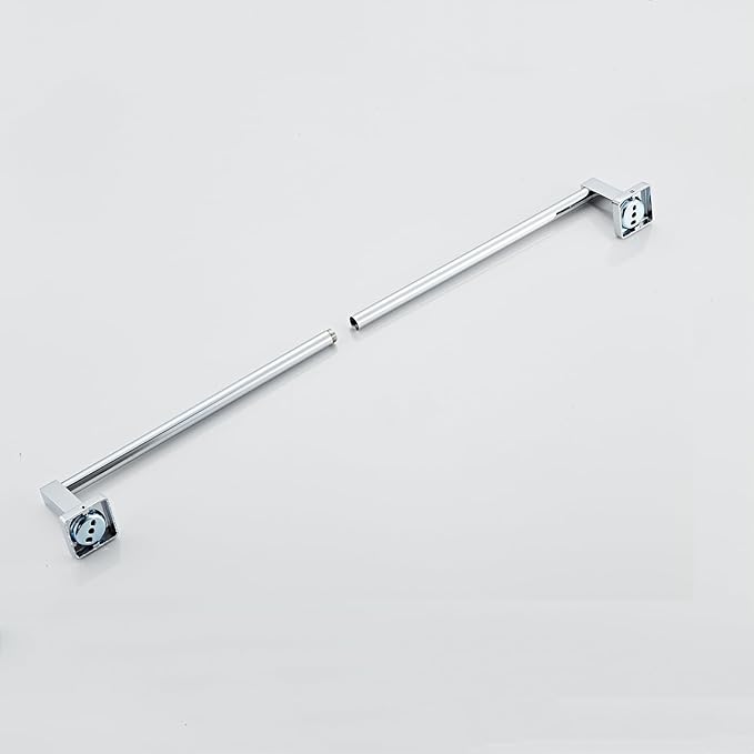 18 Inch Towel Racks for Bathroom Wall Mounted, Chrome Finish Stainless Rack with Towel Bar and Hand Towel Holder, Shower and Bath Towel Rack for Bathroom(Total Length 20-Inch)