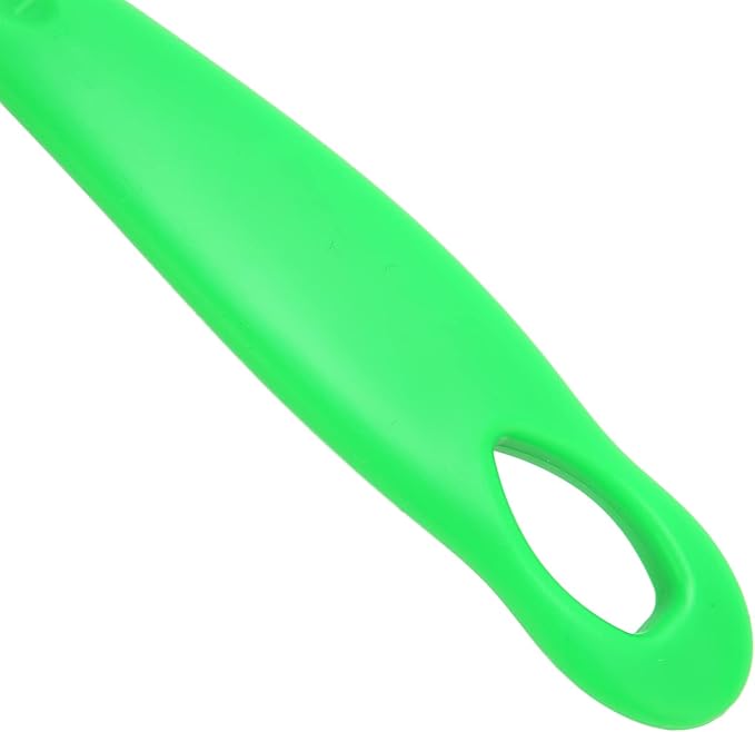 Universal Double Head Cleaning Brush Premium ABS Fiber Long Handle Durable Odorless for Kitchen Bathroom Bottles Green 31cm 1 Pack