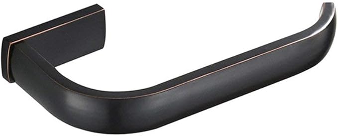 WINCASE Oil Rubbed Toilet Paper Holder, Bronze Roll Tissue Holder, Black Paper Storage Brushed Brass ORB Wall Mounted for Bathroom