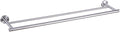 GERZWY Bathroom Double Towel Bar Stainless Steel 36-Inch Bath Towel Bar Modern Style Wall Mount Brushed Finish AG1102C92-LS
