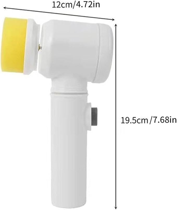 AVFORA Kitchen Home Handheld Dishwashing Brush Electric Cleaning Machine Multifunctional Washing Polishing Tools Power Scrubber Electric Scrubber Shower Scrubber for Cleaning Kitchen, Window, Dish