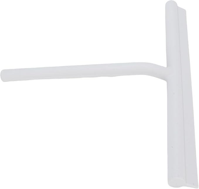 Zerodis Shower Squeegee with Silicone Construction for Glass and Tile, Ergonomic Grip and Convenient Hook for Bathroom and Kitchen Use (58mm)