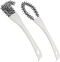 Multifunctional Cleaning Brush Set 2pcs Heavy Duty Grout Cleaner Grip Brush for Kitchen Stove BBQ Grill and Window Track