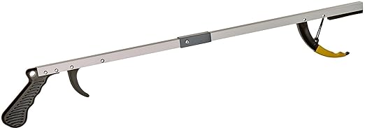 Sammons Preston Reacher, Folding, 26", Grabber Reacher Tool, Lightweight Trash Picker Grabber & Garden Nabber, Handy Aluminum Picker Up Tool & Reaching Claw, Portable Reaching Assist & Dressing Tool