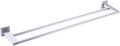 GERZWY SUS 304 Stainless Steel 30-Inch Bath Towel Bar Modern Style Bathroom Double Towel Bar Wall Mount Brushed Finish JG1902C75-LS
