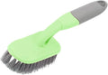 Veemoon Tile and Bathroom Cleaning Brush Long Handle, Yellow Hard Bristle Scrub Brush for Floor, Bathtub, Toilet Deep Cleaning and Tile Detail Maintenance