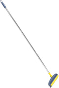 ERINGOGO Long Handle Floor Scrub Brush with Stiff Bristles for Grout and Tile Cleaning, 126cm Multi-use Bathroom and Shower Scrubber for Indoor Floor Maintenance