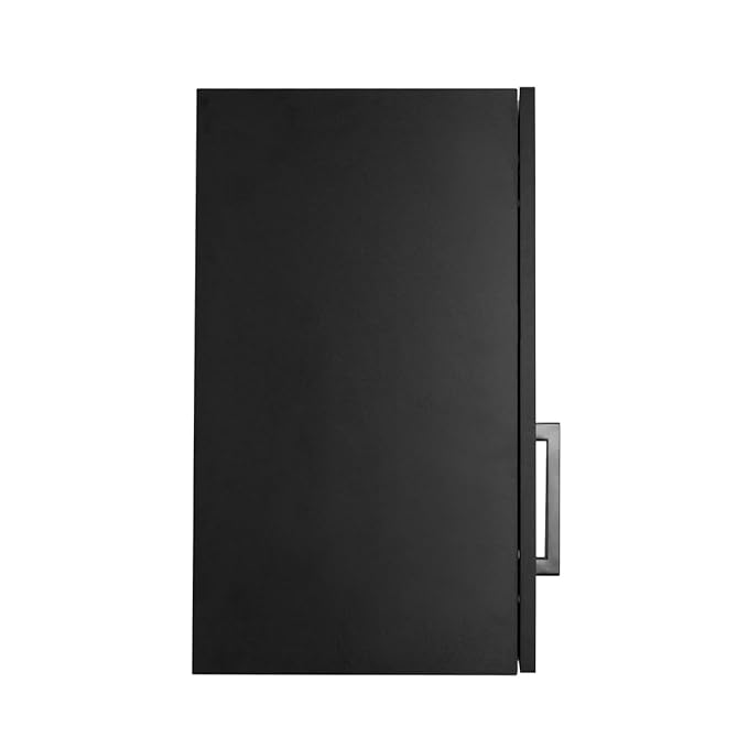Overhead Towel Cabinet in Matte Black