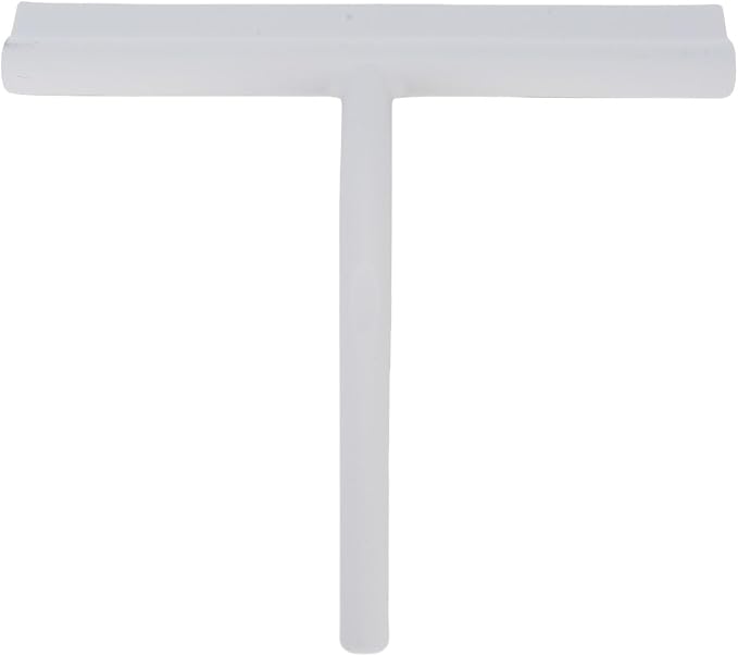 Zerodis Shower Squeegee with Silicone Construction for Glass and Tile, Ergonomic Grip and Convenient Hook for Bathroom and Kitchen Use (53mm)
