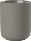 ZONE DENMARK Nova One Toothbrush Mug | Sleek and Modern Bathroom Accessory | Revitalize Your Daily Routine with Scandinavian Elegance and Practicality Unite in This Soft Touch Coating (Beige (Taupe)