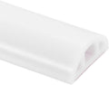 uxcell Shower Water Barrier, 39" Silicone Splash Guard Shower Water Stopper Retention System for Bathtub Sink Washing Machine Dry and Wet Separation, 1.18"W x 0.47"H, White