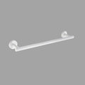GERZWY 18-Inch Bathroom Towel Bar SUS 304 Stainless Steel Bath Towel Bar Wall Mount, White