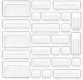 Plastic Drawer Dividers Set – Customizable Storage Bins (25 Pieces), Multi-Purpose Use – Ideal for bathroom, kitchen, office, or vanity drawers.